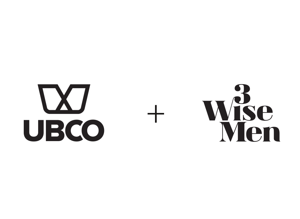 UBCO | 3 WIse Men collaboration logo